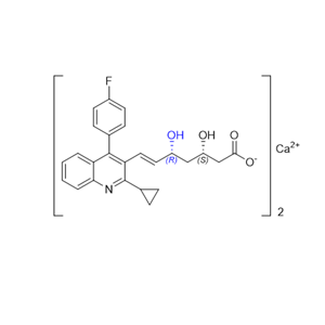 匹伐他汀杂质06,Monocalcium   bis[(3S,5R,E)-7-(2-cyclopropyl-4-(4-fluorophenyl)quinolin-3-yl)-3,5-dihydroxyhept-6-enoate]