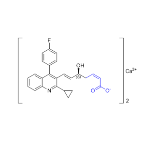 匹伐他汀杂质07,Monocalciumbis[(S,2Z,6E)-7-(2-cyclopropyl-4-(4-fluorophenyl)quinolin-3-yl)-5-hydroxyhepta-2,6-dienoate]