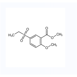 2-甲氧基-5-乙砜基苯甲酸甲酯；62140-67-4