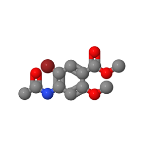2-甲氧基-4-乙酰胺基-5-溴苯甲酸甲酯；4093-34-9