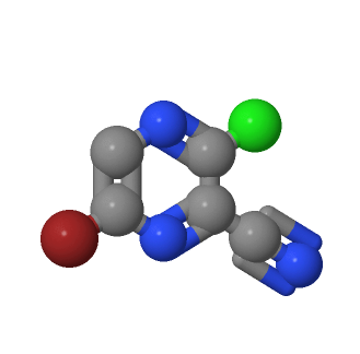 6-溴-2-氯-3-氰基吡嗪,6-Bromo-3-chloropyrazine-2-carbonitrile
