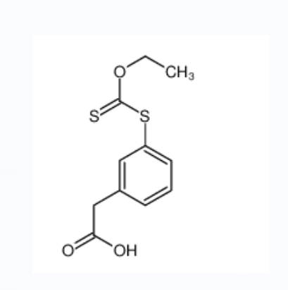 3-乙氧基硫代羰基氨磺酰苯基乙酸,2-(3-ethoxycarbothioylsulfanylphenyl)acetic acid