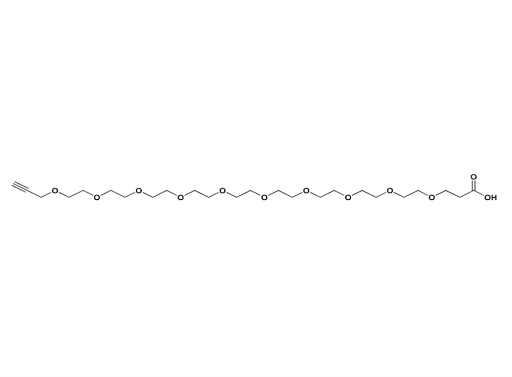 丙炔基-PEG10-丙酸,Propargyl-PEG10-acid