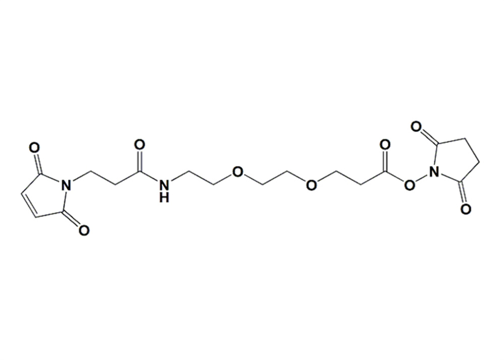 馬來酰亞胺-酰胺-PEG2-琥珀酰亞胺酯,Mal-amido-PEG2-NHS Ester