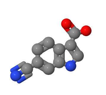 6-氰基吲哚-3-甲酸,6-Cyano-1H-indole-3-carboxylicacid