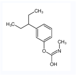 3-(1-乙基丙基)苯基甲基氨基甲酸酯,3-(3-Pentanyl)phenyl methylcarbamate