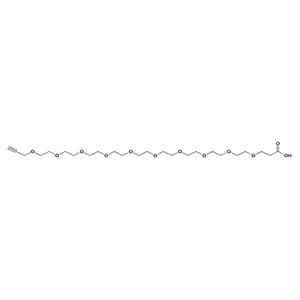 丙炔基-PEG10-丙酸,Propargyl-PEG10-acid