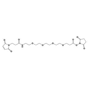 马来酰亚胺-酰胺-PEG4-琥珀酰亚胺酯,Mal-amido-PEG4-NHS Ester