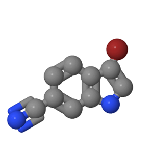 3-溴-1H-吲哚-6-甲腈,3-bromo-1H-indole-6-carbonitrile