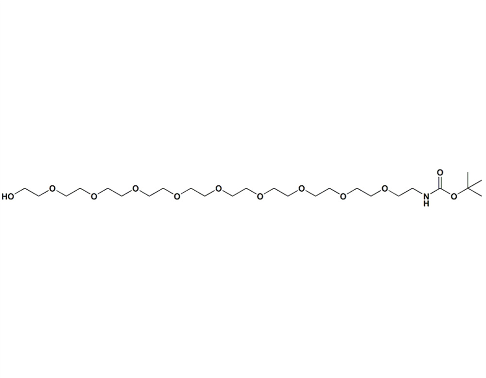 叔丁氧羰基-PEG10-羟基,N-Boc-PEG10-alcohol