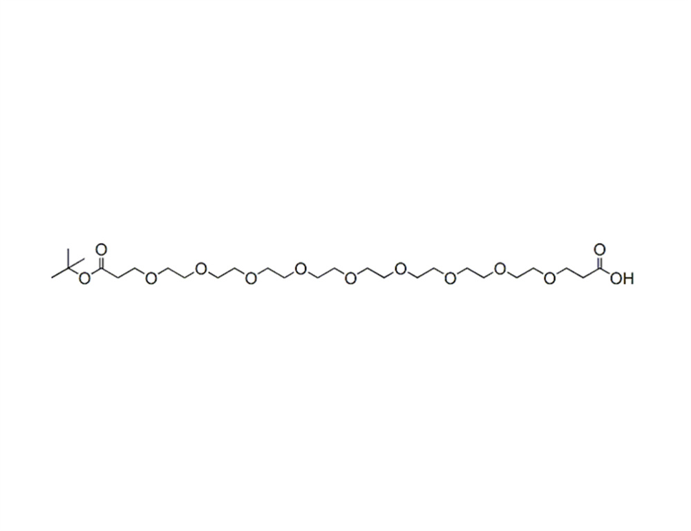 丙酸-PEG9-丙酸叔丁酯,Acid-PEG9-t-butyl ester