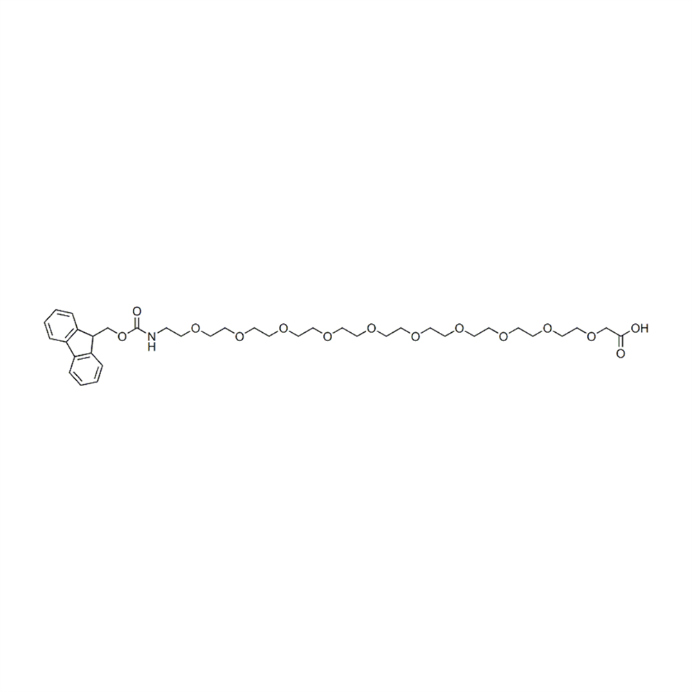 芴甲氧羰基-PEG10-乙酸,Fmoc-NH-PEG10-CH2COOH