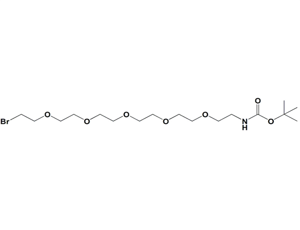 叔丁氧羰基-PEG5-溴,t-boc-N-amido-PEG5-bromide
