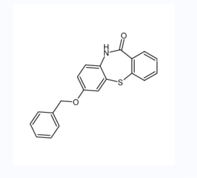 7-苄氧基-10,11-二氢二苯并[b,f[[1,4]硫氮杂卓-11-酮,2-phenylmethoxy-5H-benzo[b][1,4]benzothiazepin-6-one