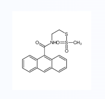 9-羧基蒽MTSEA酰胺,N-(2-methylsulfonylsulfanylethyl)anthracene-9-carboxamide