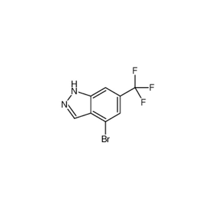 4-溴-6-三氟甲基-吲唑,6-(TRIFLUOROMETHYL)-4-BROMO INDAZOLE