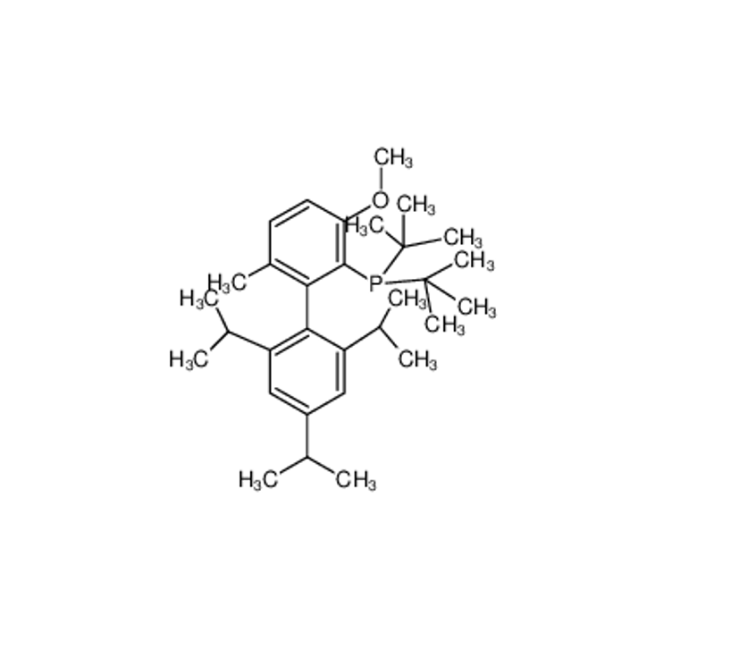 2-(二-叔丁基磷)-3-甲氧基-6-甲基-2'4'6'-三异丙基-联苯,2-(Di-t-butylphosphino)-3-methoxy-6-methyl-2',4',6'-tri-i-propyl-1,1'-biphenyl