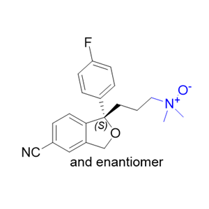 艾司西酞普兰杂质08,3-[(1RS)-5-cyano-1-(4-fluorophenyl)-1,3-dihydro-2-     benzofuran-1-yl]-N,N-dimethylpropan-1-amine N-oxide