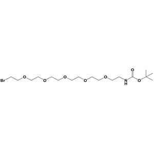 叔丁氧羰基-PEG5-溴,t-boc-N-amido-PEG5-bromide