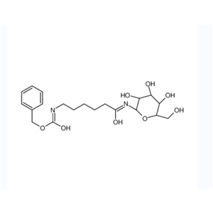 N-(epsilon-N-苄基氧基羰基氨基)己酰)-beta-D-吡喃半乳糖基胺,benzyl N-[6-oxo-6-[[(2R,4S,5R)-3,4,5-trihydroxy-6-(hydroxymethyl)oxan-2-yl]amino]hexyl]carbamate