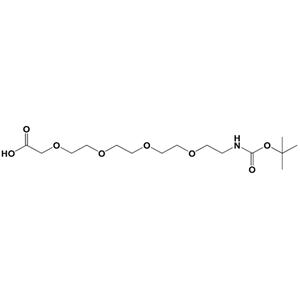 叔丁氧羰基-PEG4-乙酸