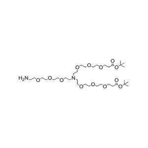 N-(氨基-PEG3)-N-双(PEG3-叔丁酯)盐酸盐