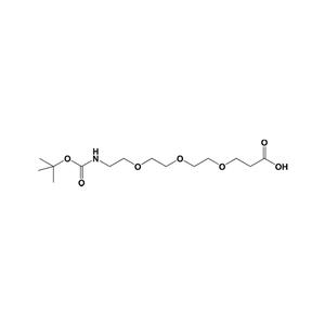 叔丁氧羰基-PEG3-羧酸