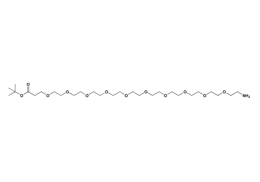 氨基-PEG10-叔丁酯,Amino-PEG10-t-butyl ester