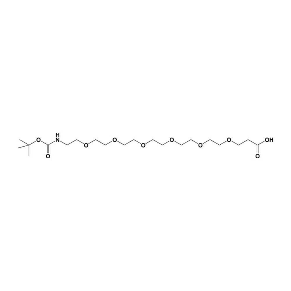叔丁氧羰基-PEG6-羧酸,t-Boc-N-amido-PEG6-acid
