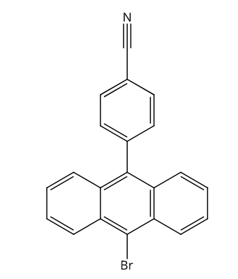4-(10-溴-9-蒽基)苯腈,4-(10-Bromo-9-anthracenyl)benzonitrile