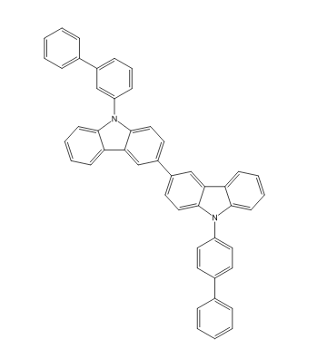 9-[1,1′-聯(lián)苯]-3-基-9′-[1,1′-聯(lián)苯]-4-基-3,3′-聯(lián)-9H-咔唑,9-[1,1′-Biphenyl]-3-yl-9′-[1,1′-biphenyl]-4-yl-3,3′-bi-9H-carbazole