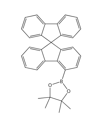 4-硼酸頻哪醇酯-9,9'-螺二芴,4-(4,4,5,5-Tetramethyl-1,3,2-dioxaborolan -2-yl)-9,9'-spirobi[fluorene]