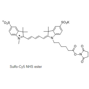磺化Cy5 NHS,Sulfo-Cyanine5 NHS ester