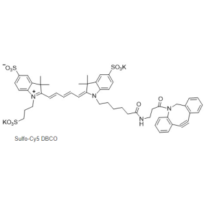 磺化Cy3 DBCO,sulfo-Cyanine5 DBCO