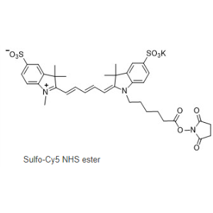 磺化Cy5 NHS,Sulfo-Cyanine5 NHS ester