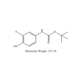 4-(叔丁氧基羰基氨基)-2-氟苯酚,4-(tert-Butoxycarbonylamino)-2-fluorophenol Tert-Butyl(3-Fluoro-4-hydroxyphenyl)carbamate