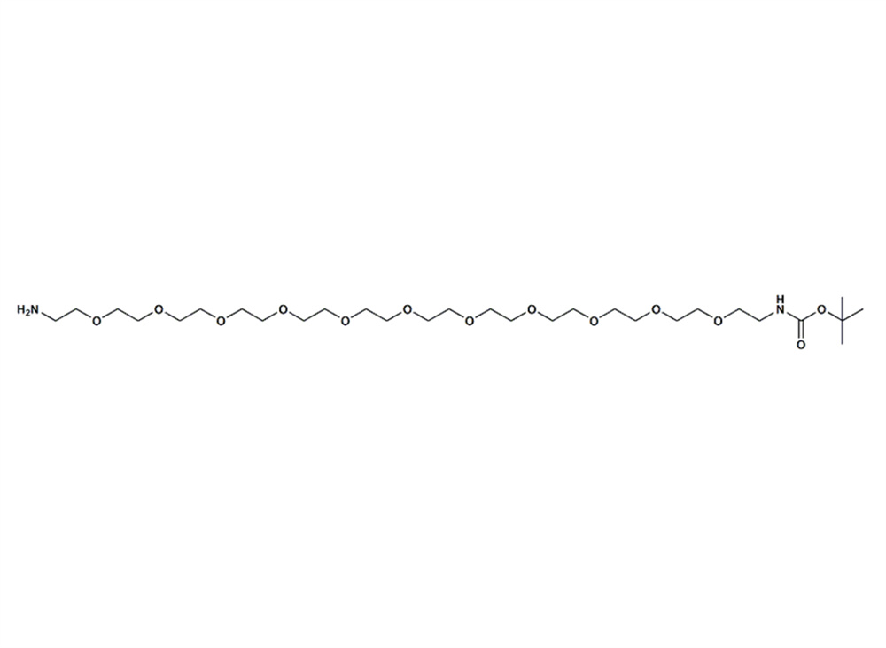 叔丁氧羰基-PEG11-胺,t-boc-N-amido-PEG11-amine