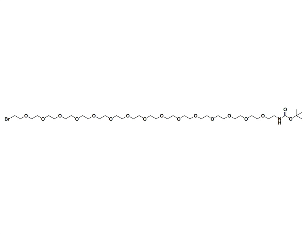 叔丁氧羰基-PEG15-溴,t-boc-N-amido-PEG15-bromide