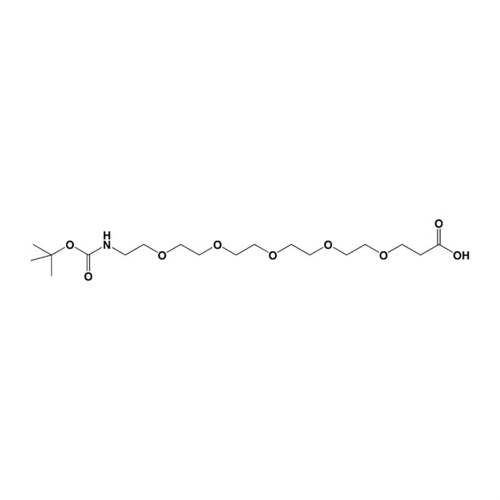 叔丁氧羰基-PEG5-羧酸,t-Boc-N-amido-PEG5-acid