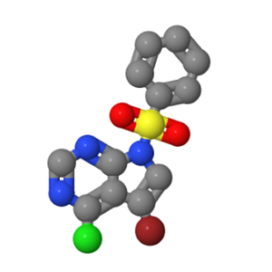7-苯磺酰基-5-溴-4-氯-7H-吡咯并[2,3-d]嘧啶,5-Bromo-4-chloro-7-(phenylsulfonyl)-7H-pyrrolo[2,3-d]pyrimidine