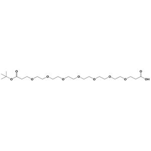 丙酸-PEG7-丙酸叔丁酯,Acid-PEG7-t-butyl ester