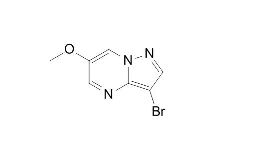 3-Bromo-6-methoxypyrazolo[1,5-a]pyrimidine,3-Bromo-6-methoxypyrazolo[1,5-a]pyrimidine