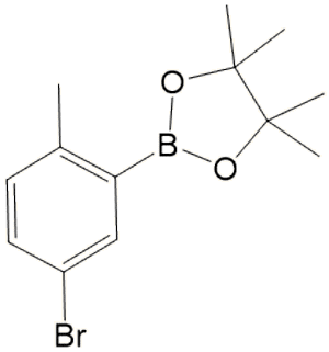 5-溴-2-甲基苯硼酸频那醇酯,2-(5-Bromo-2-methylphenyl)-4,4,5,5-tetramethyl-1,3,2-dioxaborolane