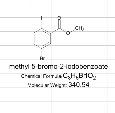 5-溴-2-碘苯甲酸甲酯,methyl 5-bromo-2-iodobenzoate