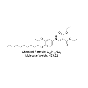 [4-(癸氧基)-3-乙氧基苯胺基]亚甲基丙二酸二乙酯