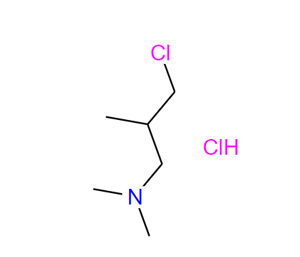 3-二甲氨基-2-甲基-1-氯丙烷盐酸盐,3-Dimethylamino-2-methylpropyl chloride hydrochloride