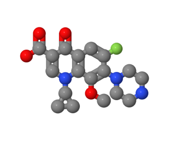 6-哌嗪加替沙星,1-Cyclopropyl-6-fluoro-8-Methoxy-4-oxo-7-(piperazin-1-yl)1,4-dihydroquinoline-3-carboxylic acid