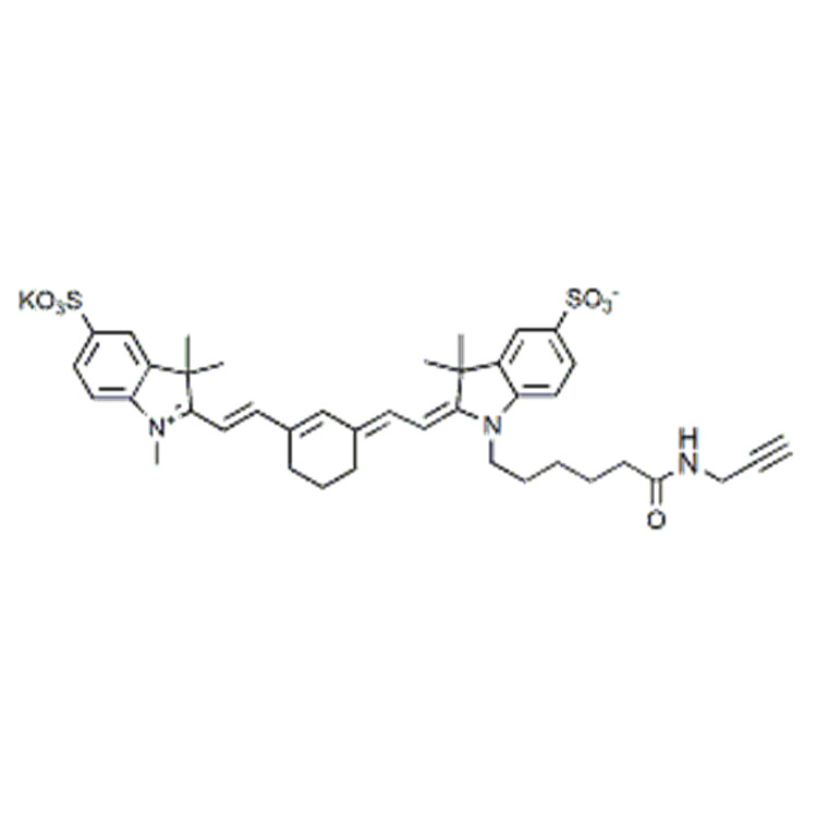 磺酸基-花青素Cy7-炔基,Sulfo-Cyanine7 alkyne;Sulfo-Cy7 alkyne