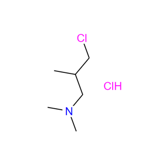 4261-67-0；3-二甲氨基-2-甲基-1-氯丙烷盐酸盐