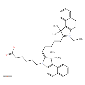 2-[5-[3-(5-羧基戊基)-1,3-二氫-1,1-二甲基-2H-苯并[E]吲哚-2-亞基]-1,3-戊二烯基]-3-乙基-1,1-二甲基-1H-苯并[E]吲哚內(nèi)鹽,2-[5-[3-(5-Carboxypentyl)-1,3-dihydro-1,1-dimethyl-2H-benz[e]indol-2-ylidene]-1,3-pentadienyl]-3-ethyl-1,1-dimethyl-1H-benz[e]indolium inner salt